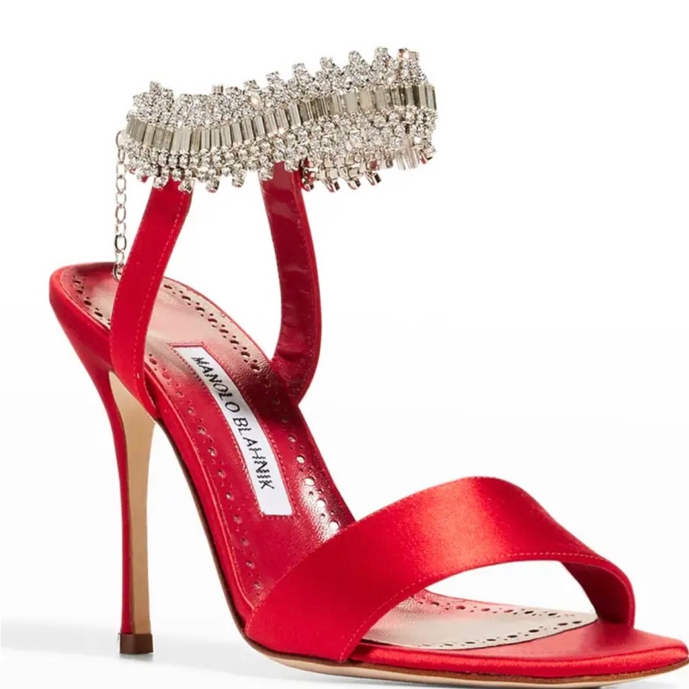 Parinasan 105mm Embellished Ankle-Strap Sandals